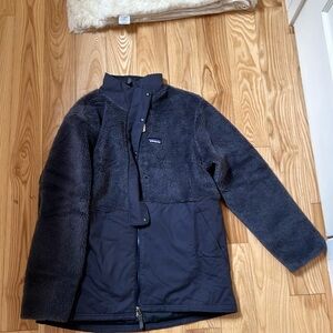 NWT Patagonia driftwood canyon coat women’s smolder blue, size large